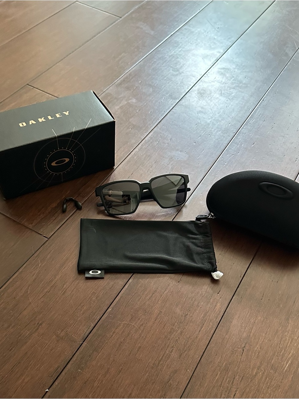 Oakley Matte Black Actuator SQ Sunglasses with Dark Lenses